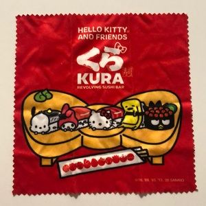 Hello Kitty Sushi microfiber cloth